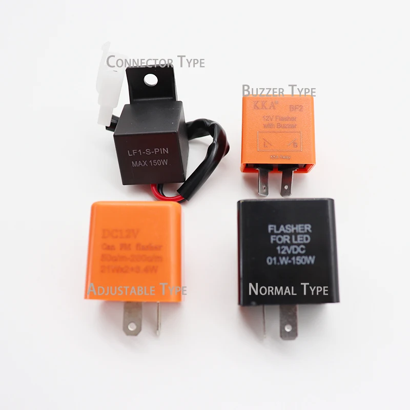 custom steering wheels 2 Pin Blinker Flasher Relay For Motorcycle Indicator 12V LED, Connector/Buzzer/Adjustable/Normal Type gas pedal and brake pedal Interior Parts