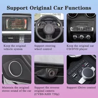 Wireless CarPlay Android Auto Decoder Box For Audi A8 MMI 3G 2010 2011 2012-2018 With BT Mirror Link AirPlay GPS AUX Car Module 5