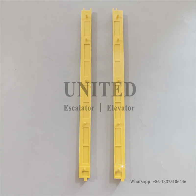 10pcs each 455G11 455G12 Escalator Yellow Plastic Demarcation Strip Escalator Spare Parts