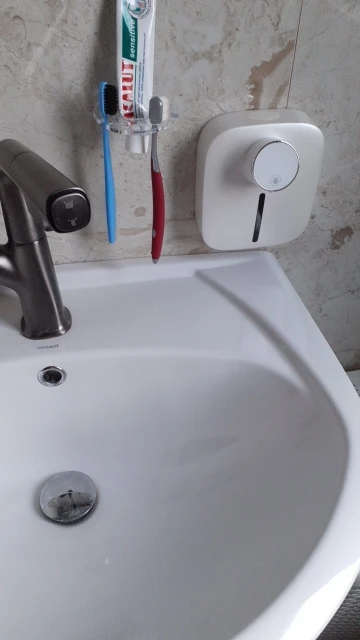 Toothbrush Hanger with Toothpaste Dispenser photo review