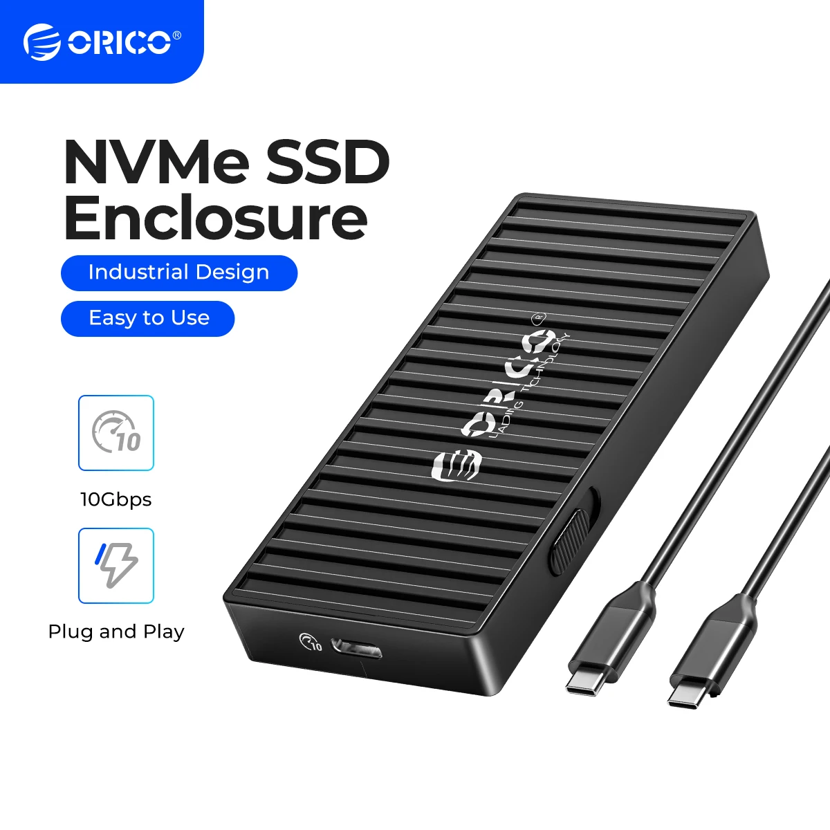 USB3.1 Gen2 Type-C M.2 NVMe SSD Enclosure - Orico