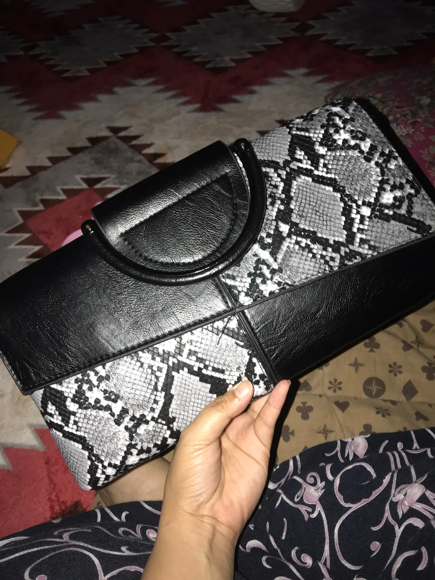 Soft PU Leather Handbag Women Luxury Purses photo review