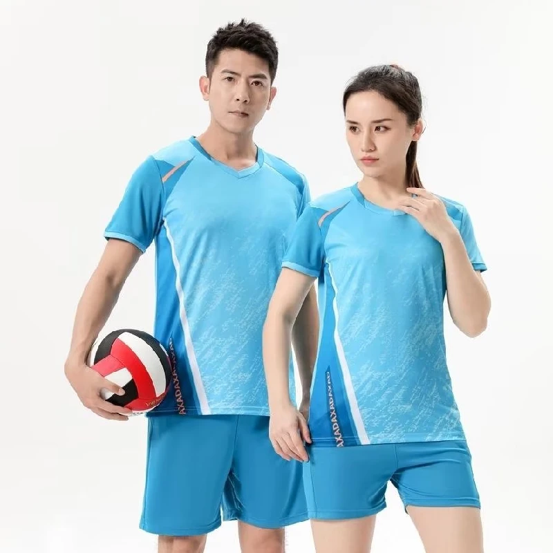 Sports Suits Tennis Shirt Shorts For Men Women Unisex Set Volleyball Badminton Fitness Couple Sportwear Quick Dry