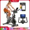 MERACH Exercise Bike Brake Pad Stationary Bike Low Noise Indoor Cycling Bike 270lbs Weight Capacity Tablet Mount Fitness Courses 1