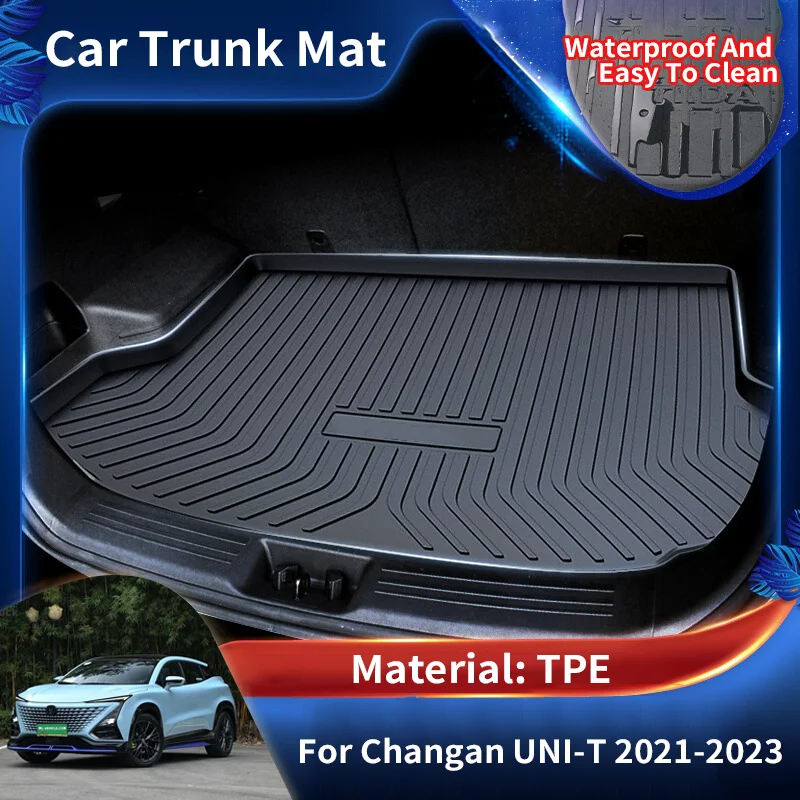 

for Changan UNI-T UNI T UNIT 2022 2021~2023 Car Boot Liner Cargo Rear Trunk Mat Luggage FLoor Tray Waterproof Carpet Accessories