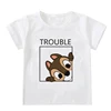 Chip and Dale Disney Kids Tshirts Cartoon Double and Trouble Print Summer Twins Tops Tees Funny Boys Girls Best Friends Shirts 4