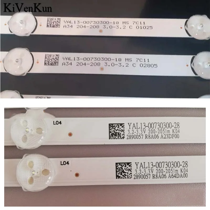 SKYWORTH 40E2 Ʈ Ʈ  6PCS ο tv LED   RF-AZ400E30-0701S-11 A1 YAL13-00730300-28 JL.D40071330-001DS-M