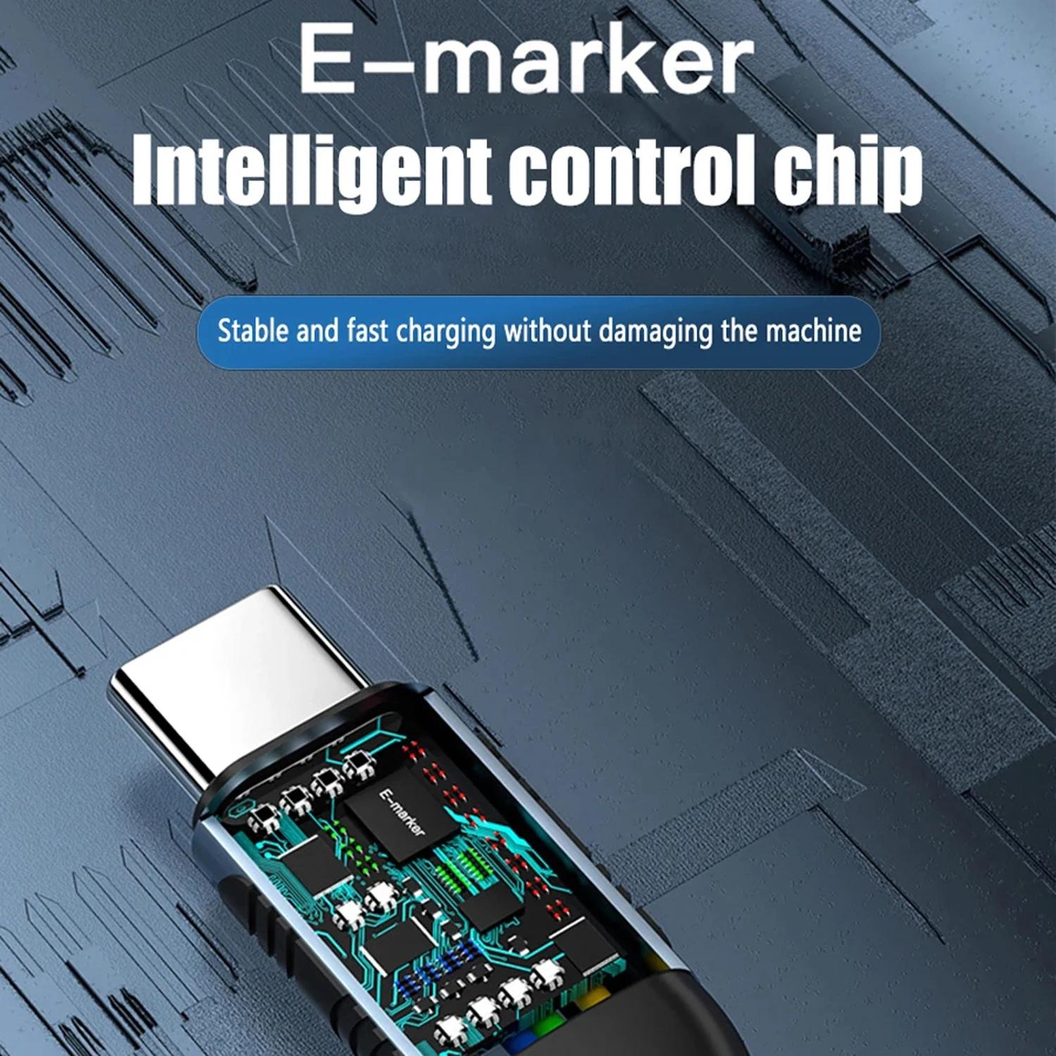 รูปสินค้า สายชาร์จเร็ว USB-C 240W ทนทาน ชิป E-Marker