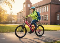 Vélo pour enfants de 20 pouces pour filles et garçons, dérailleur à 6 vitesses, VTT pour les 6-10 ans, freins en V, selle réglable en hauteur, rose 6