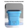 Portable Folding Washing Machine Folding Washing Machine For Clothes With Dryer Bucket Washing 1