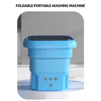 Portable Folding Washing Machine Folding Washing Machine For Clothes With Dryer Bucket Washing 1