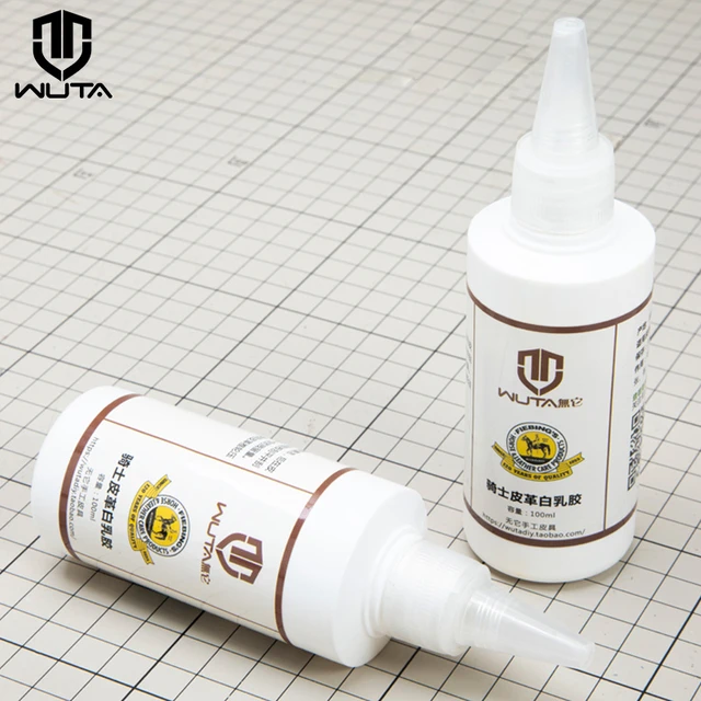 WUTA 1Pc 30ml American Leather Cement Strong Adhesives Repair White Glue  Quick Dry Liquid Glue For Leather Paper and Wood