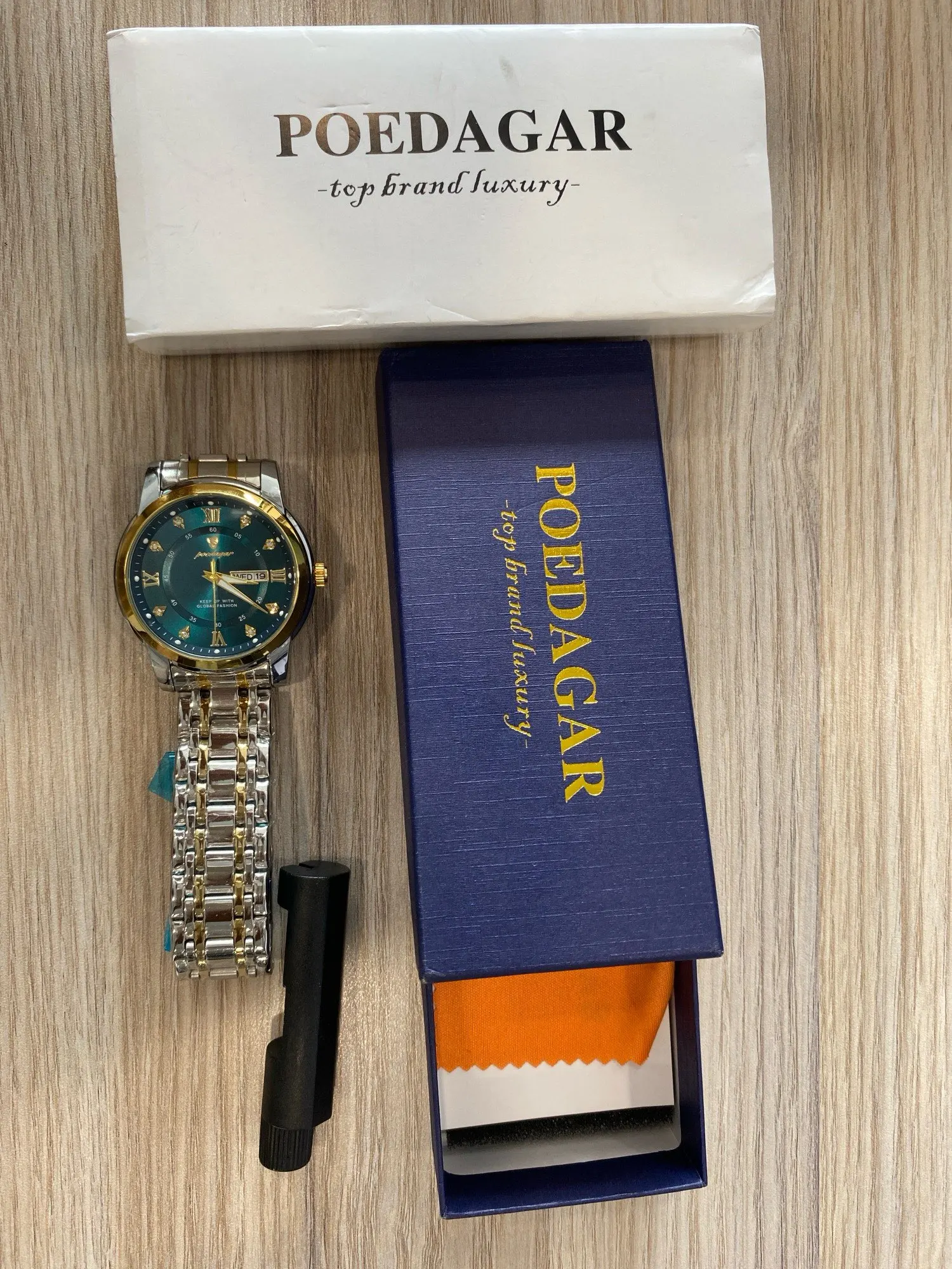 POEDAGAR Luxury Watch for Men photo review