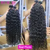 12A Water Wave Bundles Peruvian 100% Human Hair Bundles 1/3/4 Bundles Deal Wet And Wavy Curly Hair Raw Hair Weave Extensions 2