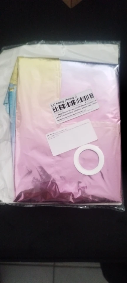 Blue Foil Birthday Balloon Set photo review