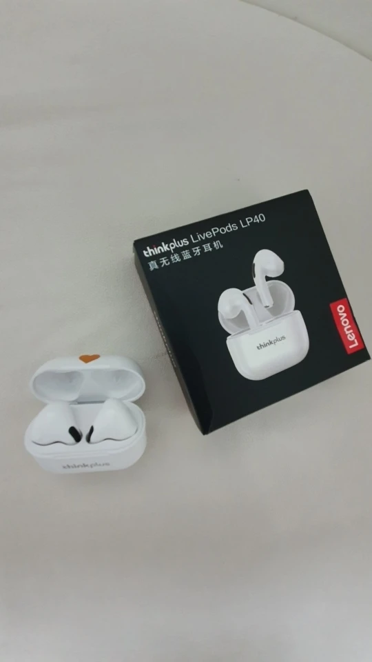 Original Lenovo LP40 auriculares inalámbricos TWS auriculares Bluetooth Control táctil auriculares deportivos auriculares estéreo para teléfono Android photo review