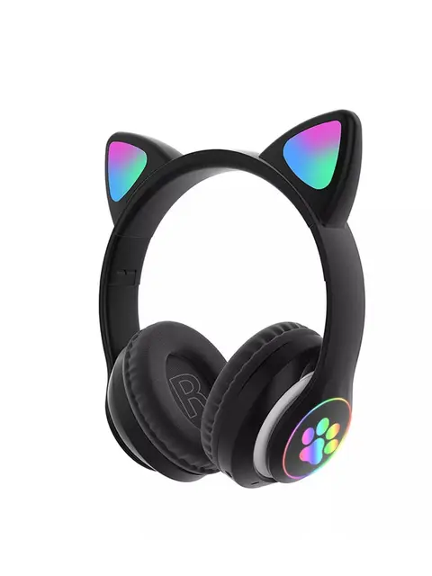 Fone de ouvido com Led Headphone com bluetooth 5.0 2
