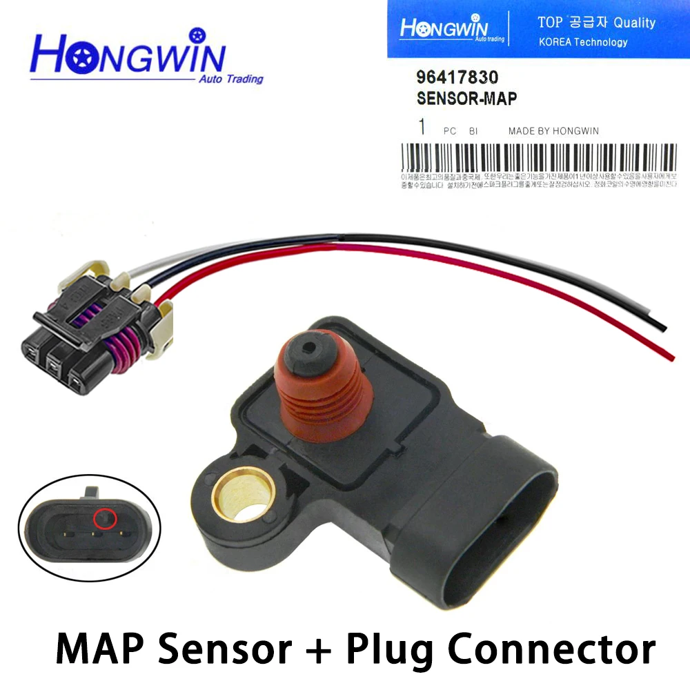 

96417830 Manifold Absolute Pressure MAP Sensor For Chevrolet Aveo Lacetti Nubira Optra Holden Daewoo Lacetti Nubira 25184082