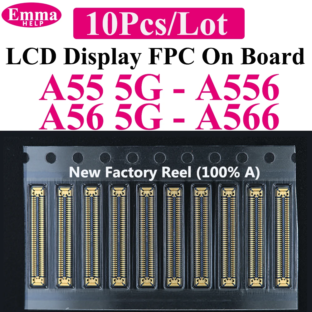 10pcs LCD Display Screen Flex FPC Connector - 40 78 Pin Plug On Board