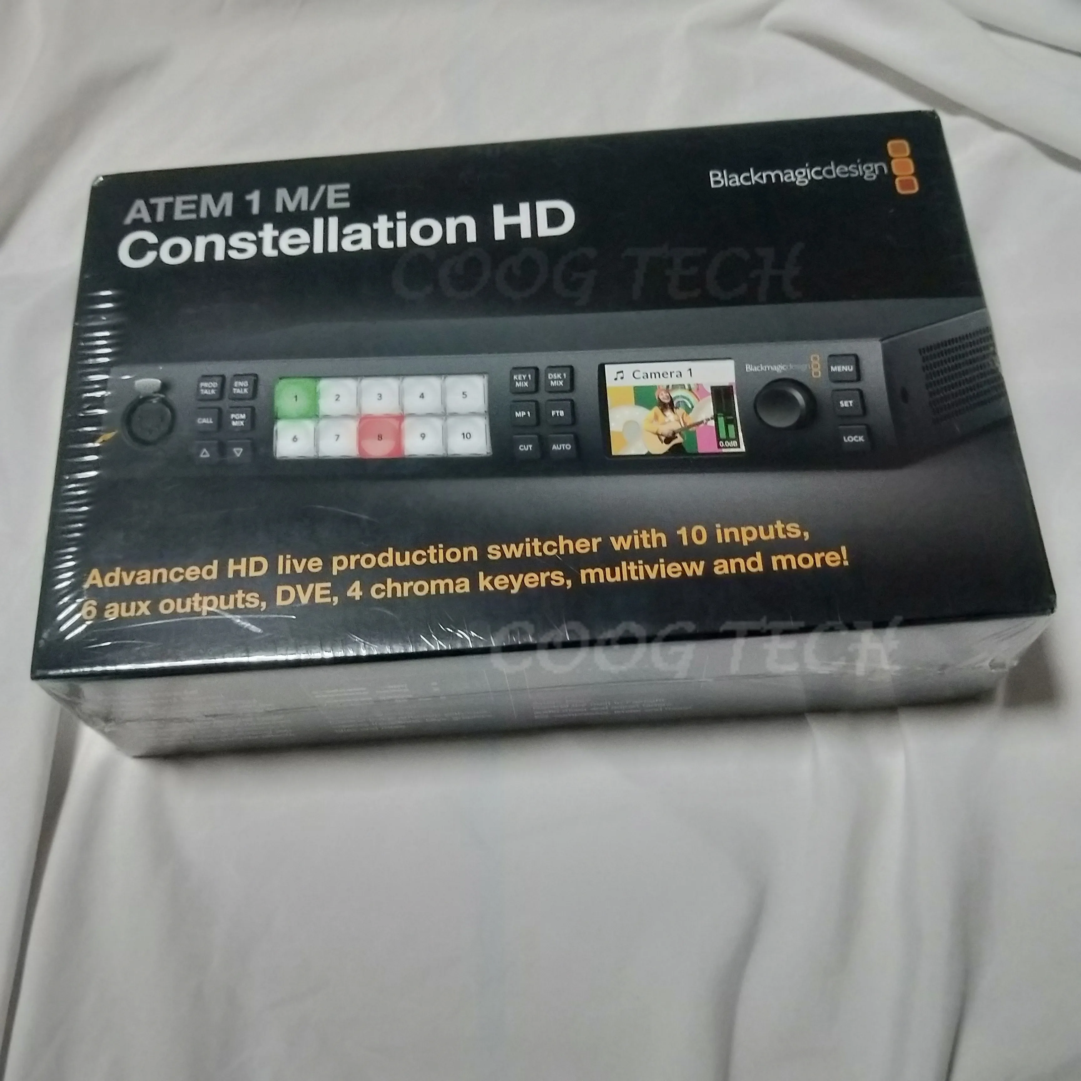 Blackmagic Design ATEM 1/2/4 ME Switcher Constellation HD Live Production 1080p 16-Multiview Webcam Output