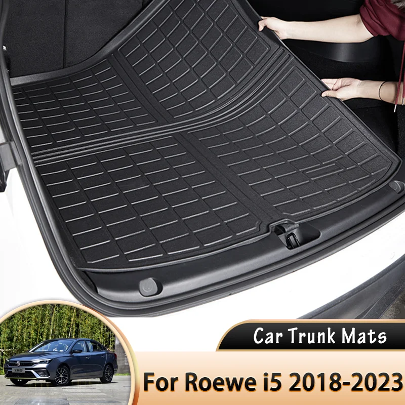 

Car Boot Liner Cargo Rear Trunk Mats Luggage Floor Carpet Tray Waterproof Pad for Roewe i5 Ei5 MG EP ES AP31 EP22 2018~2023 2022
