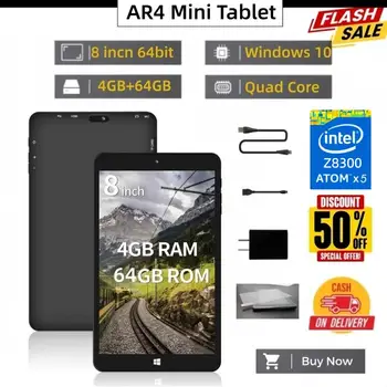 Tablet Windows 10 da 64 bit 8 pollici 4 GB/8 GB RAM 64 GB/128 GB ROM 1280x800 IPS Quad Core Doppia fotocamera WIFI Bluetooth-4.0 Cavo OTG gratuito