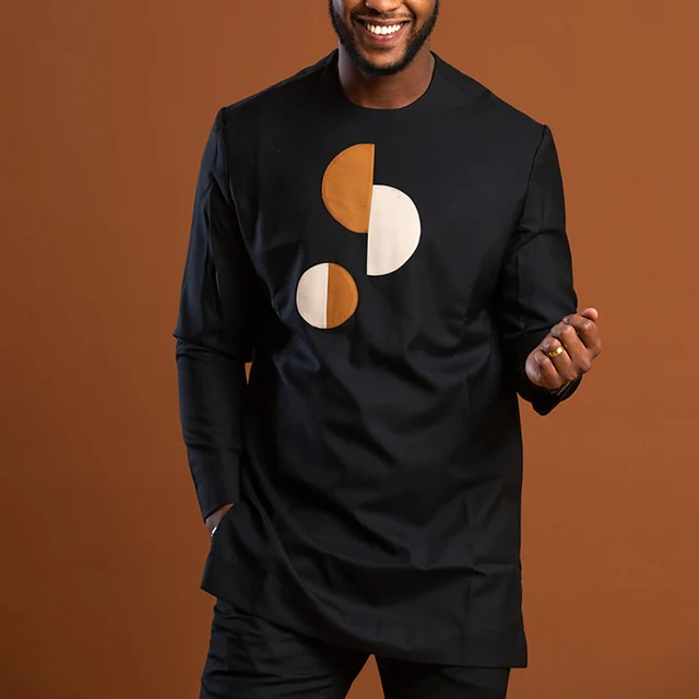 Musa Embroidered Dashiki Long Sleeve Outfit