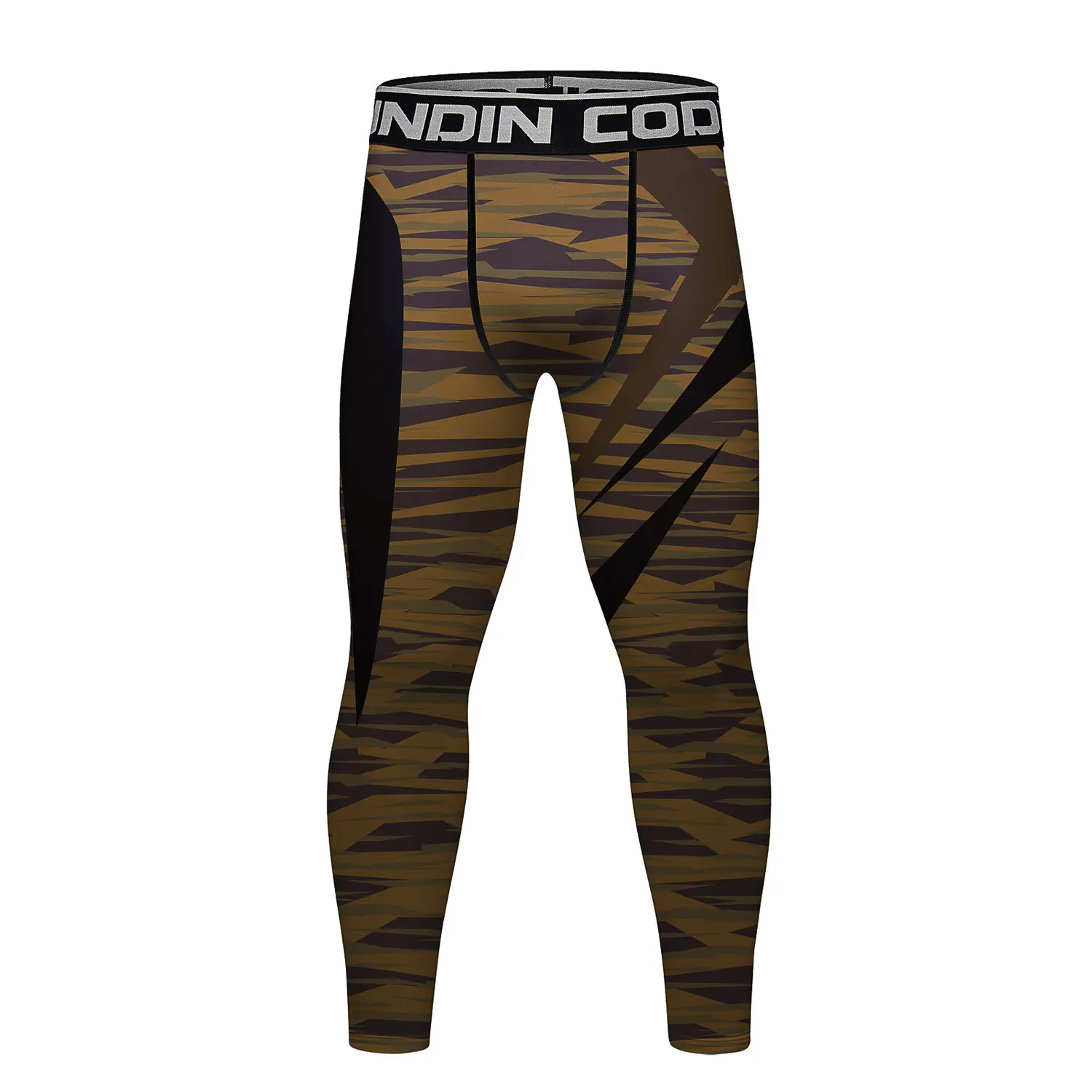 

Men's Compression Elastic Tight Leggings Breathable Comfortable Pants Sport Fitness Running Training Printing Pants（22208）