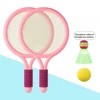 2 Rackets + 2 Balls Beginner Badminton Racket Set, Suitable for Parent-Child Sports Toy, Sports Game, Monochrome And Two-Color 6