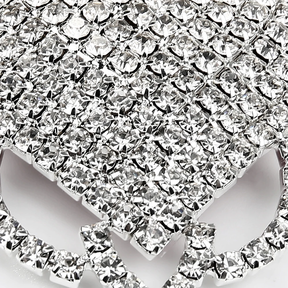 Sexy Rhinestone Nipple Cover Women Love Heart Stainlesssteel Breast Protector Reusable Nipple Pasties Stickers Bra Accessories