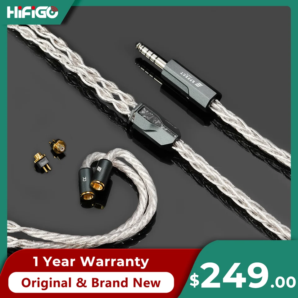 エフェクトオーディオ署名シリーズiiイヤホンケーブル、cadmus ii、8線