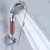 3 Functions High Pressure SPA Shower Head Water Saving Handheld Rainfall Bathroom Accessory Anion Filter Shower 6