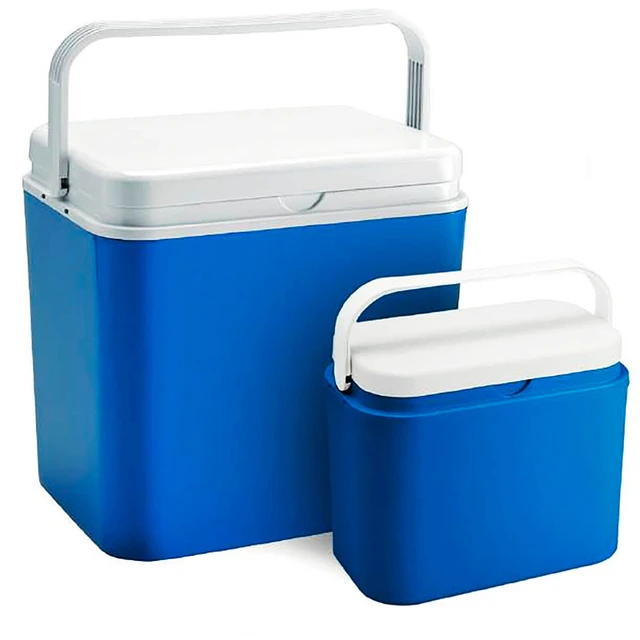 Starley-fridge portable thermal blue and white polypropylene Ideal for  outdoor activities in the garden Camping barbecues Pisicna beach  capacity-10 litres/18 litres/24 litres/30 litres - AliExpress