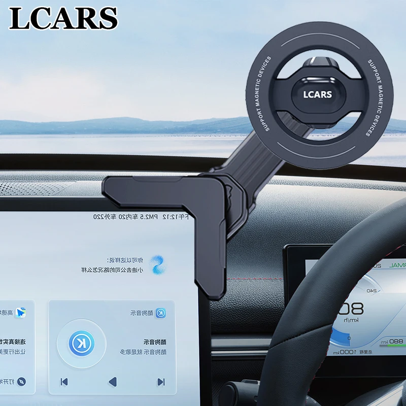 Car Phone Holder Rotatable Magnetic Support Bracket Tesla Model Y Model 3 New Energy Car Center Control Screen Dedicated