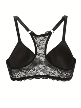 Front button sexy deep v bra for women, lace beautiful back underwear, push-up, comfortable, beautiful, intimate bra for women 1