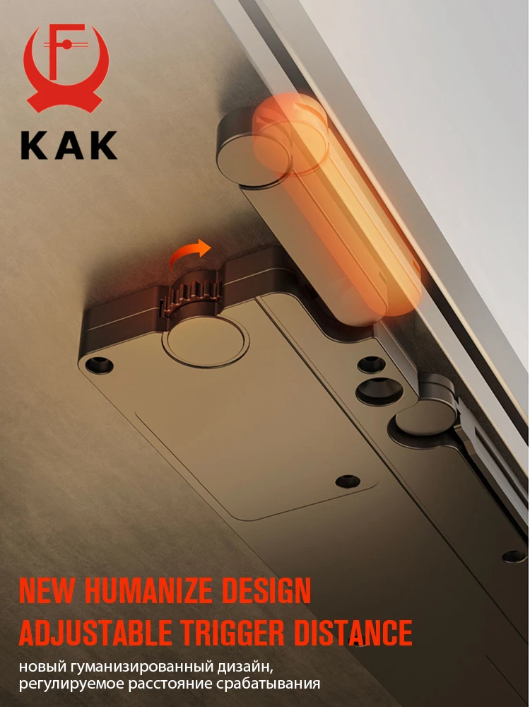 Push to Open Cabinet Catches Hidden Cabinet Handles Damper Wardrobes Soft Closing Automatic Door Closer Hardware KAK Push to Open Cabinet Catches Hidden Cabinet Handles Damper er for Wardrobes Soft Closing Automatic Door Closer Hardware