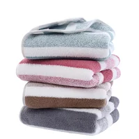Quick-Drying Striped Towel Set For Soft And Absorbent Bathroom Experience Bath Towel Or Hand Towel 4