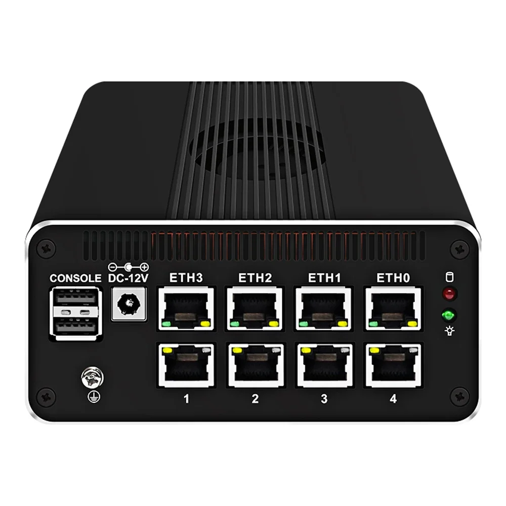 Micro Firewall Appliance para servidor doméstico e roteador, Mini PC, Intel i3-N305, N200, N100, 4x, I226-V, 2.5Gbps, 2 x Intel 10GB, placa de rede