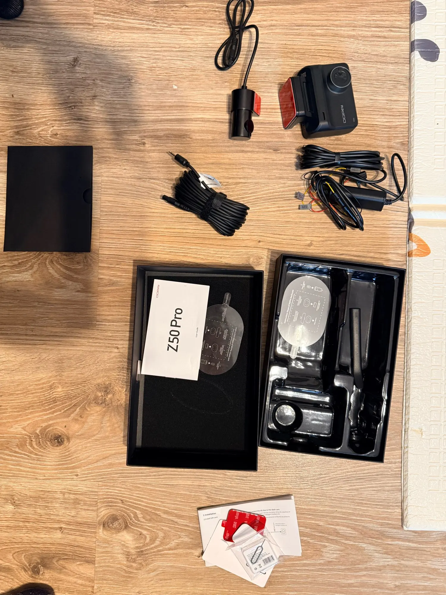 DDPAI 4K Dash Cam Z50 Pro 5GHz Wi-Fi GPS ADAS Night Vision 4G Connectivity Car DVR 24H Parking Support Front and Rear Cam photo review