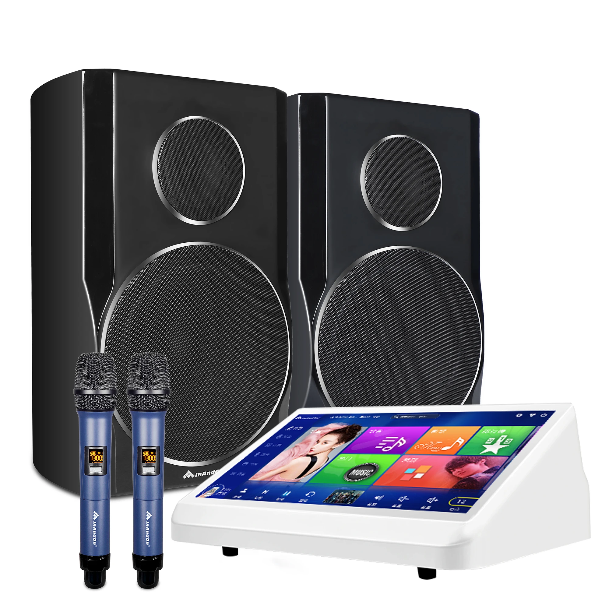 KaraokeEquipmentInAndOnAllinOneKTVPlayer156TouchScreenwith