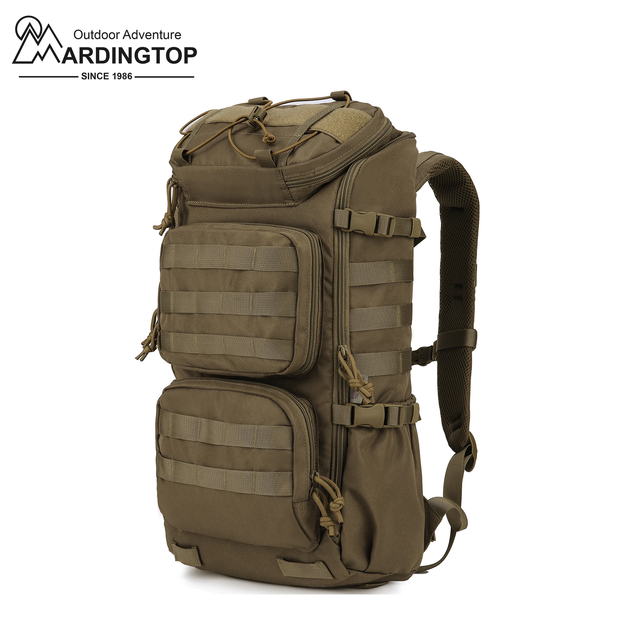 

Mardingtop 28L Tactical Backpacks 600D Polyester Molle Daypacks with YKK Zippers and Buckles for Hiking