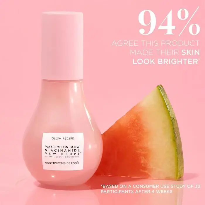 40 mL GLOW RECIPE Watermelon glow  DEW DROPS face creams  facial cleansing 4