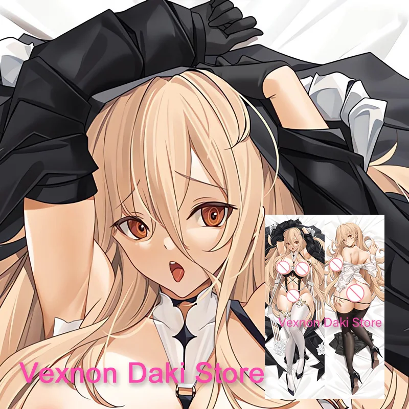 

Двухсторонняя наволочка для подушки Dakimakura с принтом из аниме «Азур Лейн», в натуральную величину