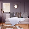 High-end Fluffy Faux Fox Fur Throw Pillows Decor Home High Quality Plush Back Cushion for Sofa Bed Chair Super Soft Cushion Cozy 6