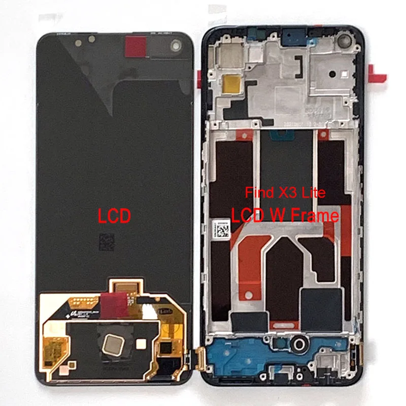 

Оригинальный AMOLED дисплей 6,43 дюйма для Oppo Find X3 Lite CPH2145, ЖК-дисплей, рамка + сенсорная панель, дигитайзер для Oppo Find X3 Neo CPH2207