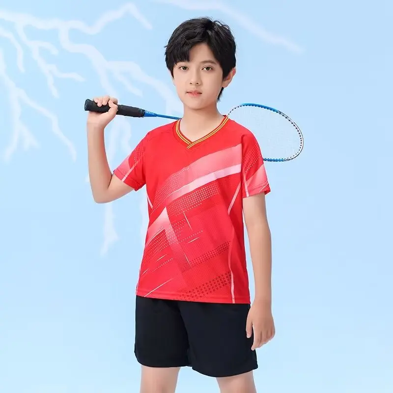 Couple Table Tennis Oufits Kids Suits Volleyball Running Pingpong Outdoor Indoor Sportwear Sets Quick Dry