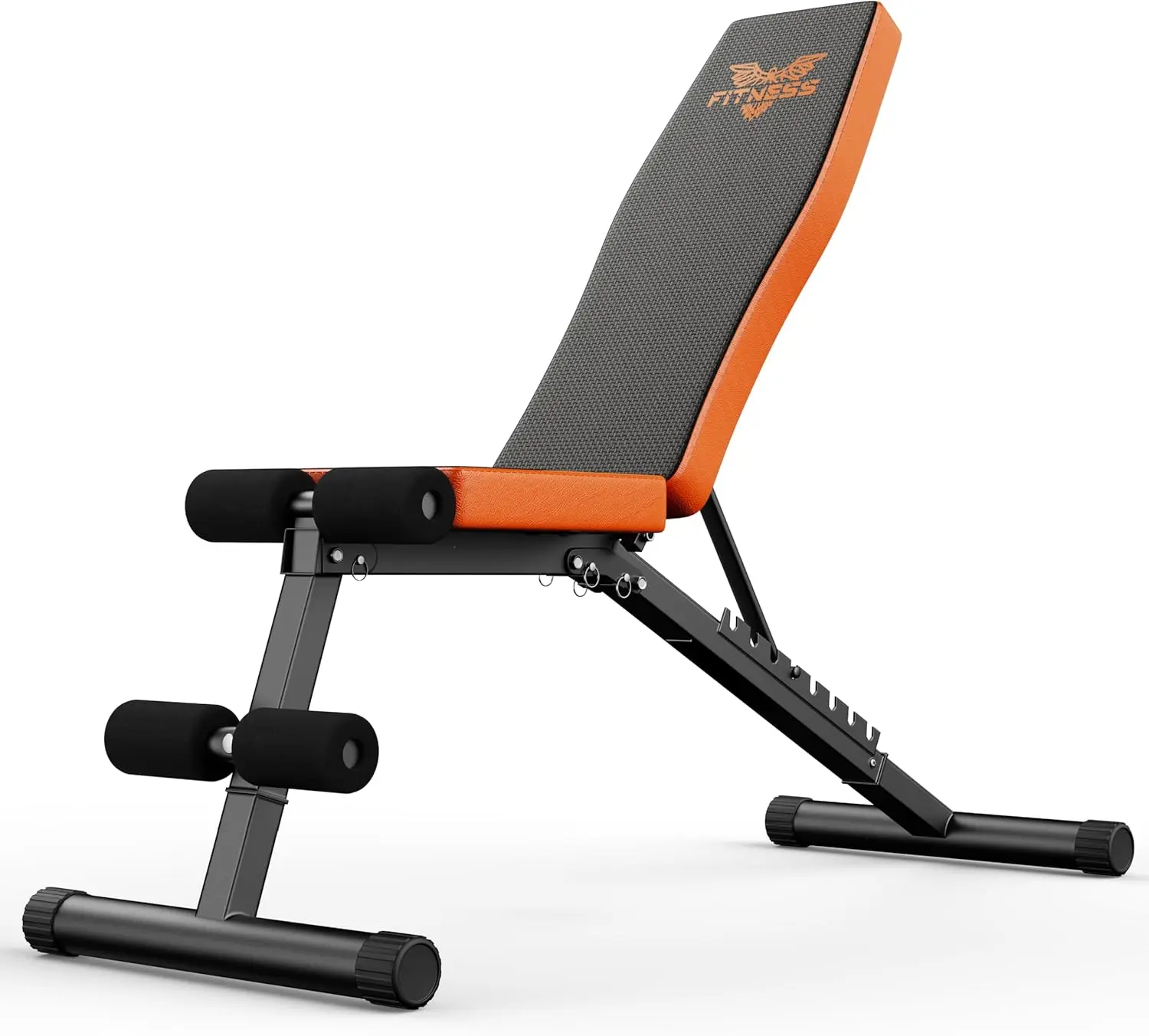 Banco de pesas Banco de entrenamiento multifuncional ajustable plegable Banco inclinado para entrenamiento de cuerpo completo Máx 300 kg con cordón de tracción