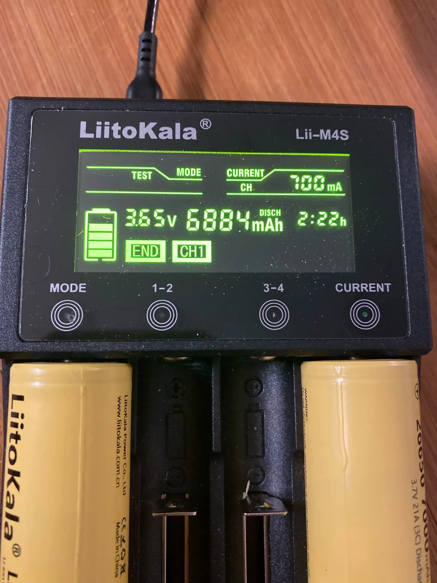 1-30pcs LiitoKala LII-70S 26650 3.7V 7000mA 35A power Rechargeable lithium battery 26650 Suitable for Flashlight batteries photo review
