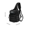 Tactical Bag Rover Shoulder Sling Pack Molle Assault Range PackS Diaper Day Bag for Men Traveling, Trekking, Camping 5