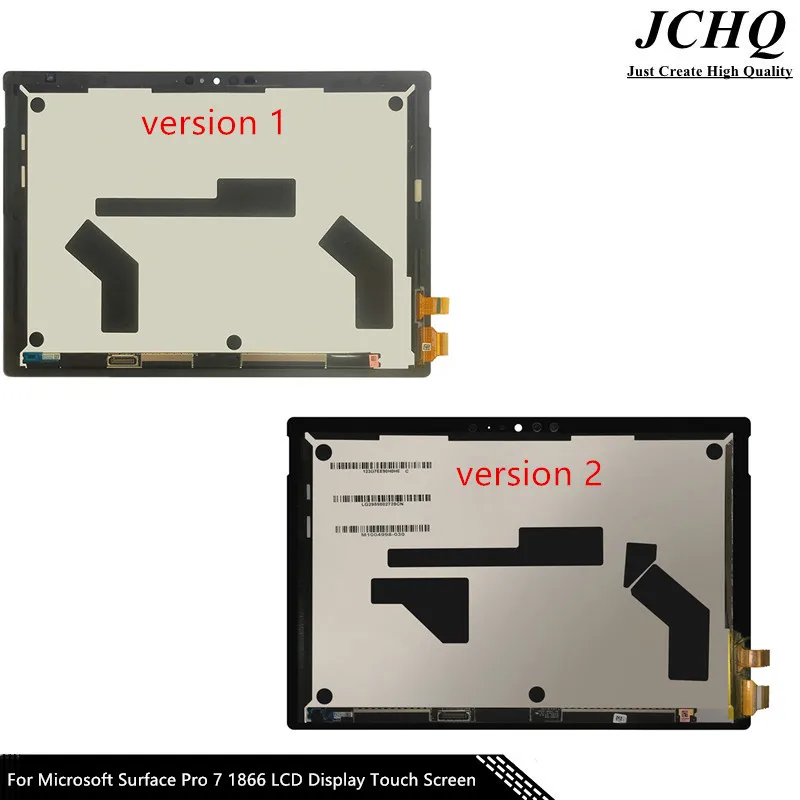 

Оригинальный сменный ЖК-экран JCHQ для планшета Microsoft Surface Pro 7 1866, ЖК-дисплей, сенсорный экран, дигитайзер, стекло в сборе